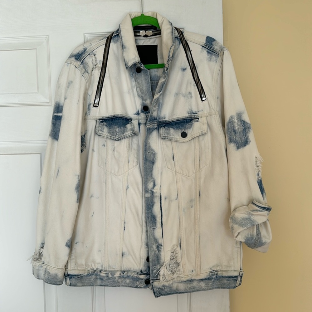 Alexander wang denim jacket size L